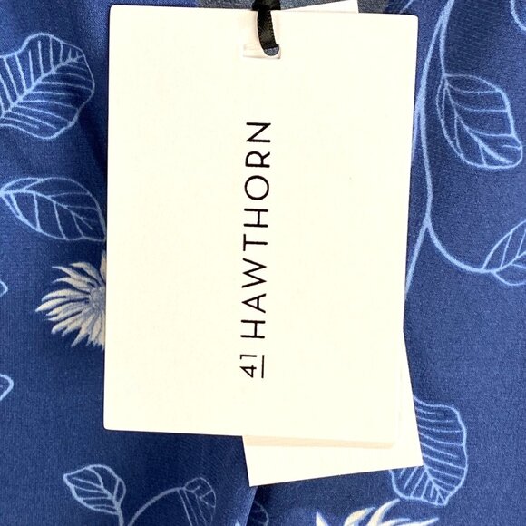 NWT 41 Hawthorn Floral Print Sleeveless V-Neck Top Knit Blue Size Small Petite - Picture 6 of 7